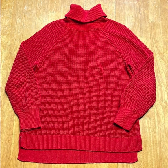 Michael Kors Red Turtleneck Sweater - Picture 1 of 6